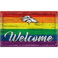 thumbnail image 1 of Denver Broncos 11'' x 19'' Welcome Pride Sign, 1 of 1