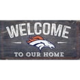 thumbnail image 1 of Denver Broncos 11'' x 19'' Welcome To Our Home Sign, 1 of 1