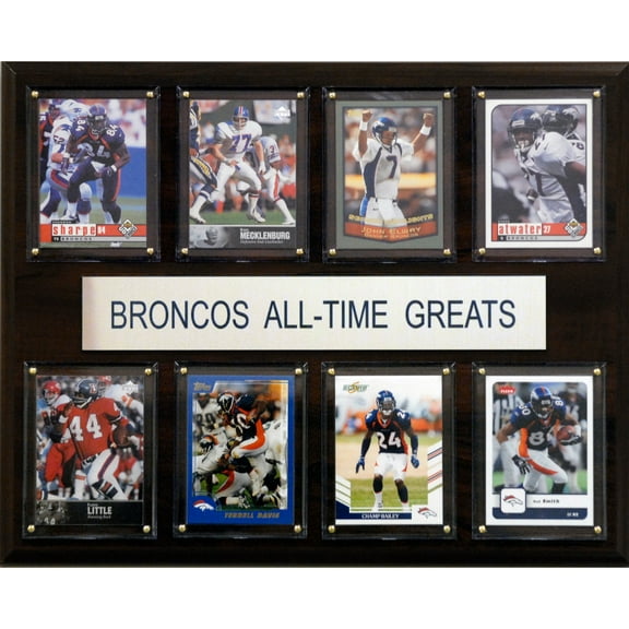 Denver Broncos 12'' x 15'' All-Time Greats Plaque