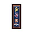 thumbnail image 1 of Denver Broncos 12" x 36" Logo Heritage Framed Banner, 1 of 2