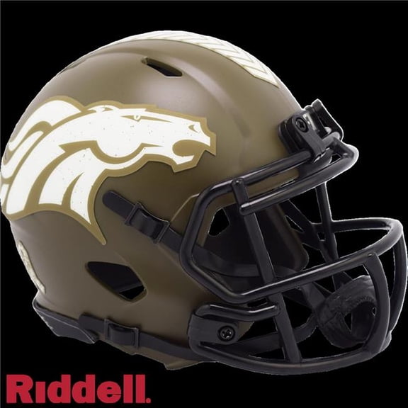 Broncos Mini Helmet Speed Salute to Service 2022