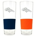 thumbnail image 1 of Denver Broncos 22oz. Logo Score Pint Glass Two-Piece Set, 1 of 1