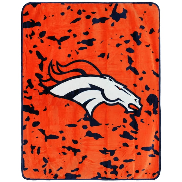 Denver Broncos 50" x 60" Teen Adult Unisex Comfy Throw Blanket