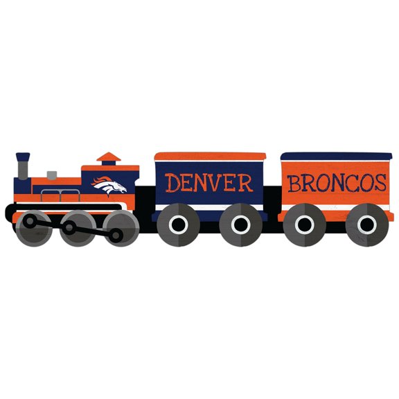 Denver Broncos 6'' x 24'' Train Cutout Sign