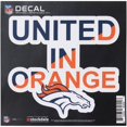 thumbnail image 1 of Denver Broncos 6" x 6" Xpression Full Color Repositionable Decal, 1 of 1
