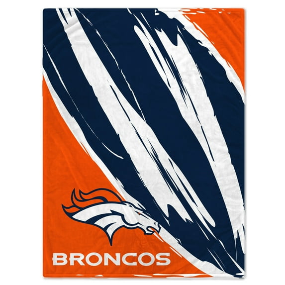 Denver Broncos 60'' x 80'' Retro Jazz Coral Fleece Blanket