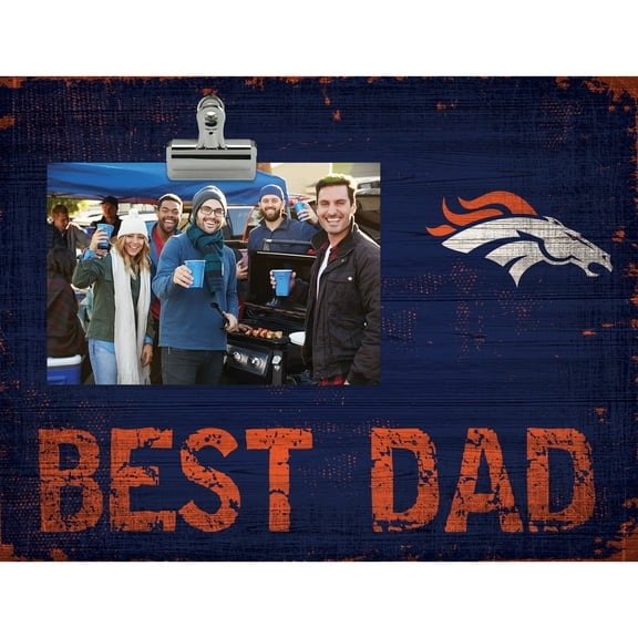 Denver Broncos 8'' x 10.5'' Best Dad Clip Frame