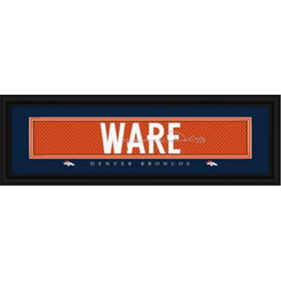 Denver Broncos DeMarcus Ware Print - Signature 8"x24"