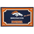 thumbnail image 1 of Denver Broncos Embossed Door Mat, 1 of 11