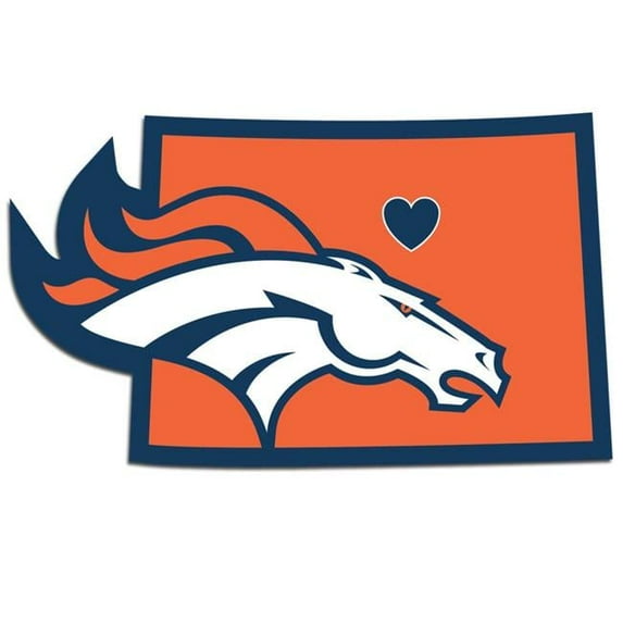 Siskiyou Sports NFL Home State Decal, Buffalo Bills, Repositionable Vinyl