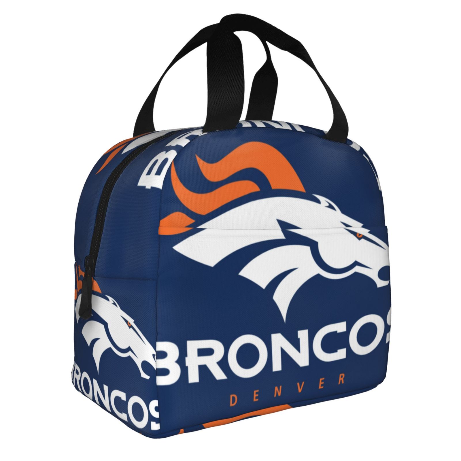 DenverBroncos Lunch Bag Insulated Lunch Box Reusable Cooler Lunch Tote