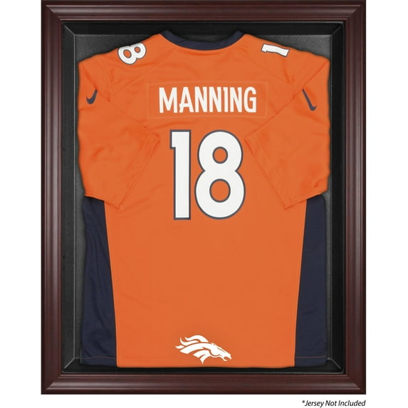 Denver Broncos Mahogany Frame Jersey Display Case