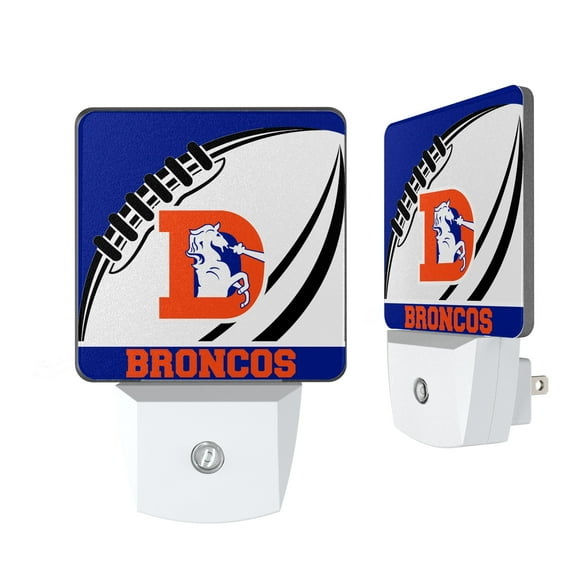 Denver Broncos Passtime Design Nightlight 2-Pack