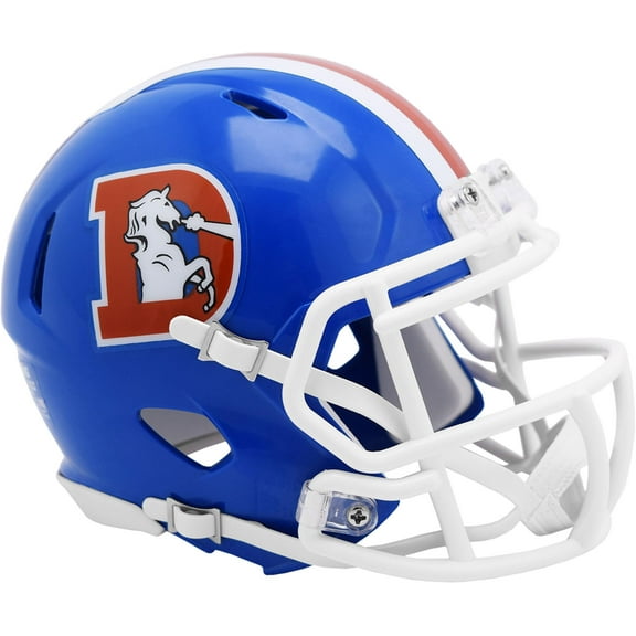 Denver Broncos Riddell 1975-1996 Throwback Speed Mini Helmet