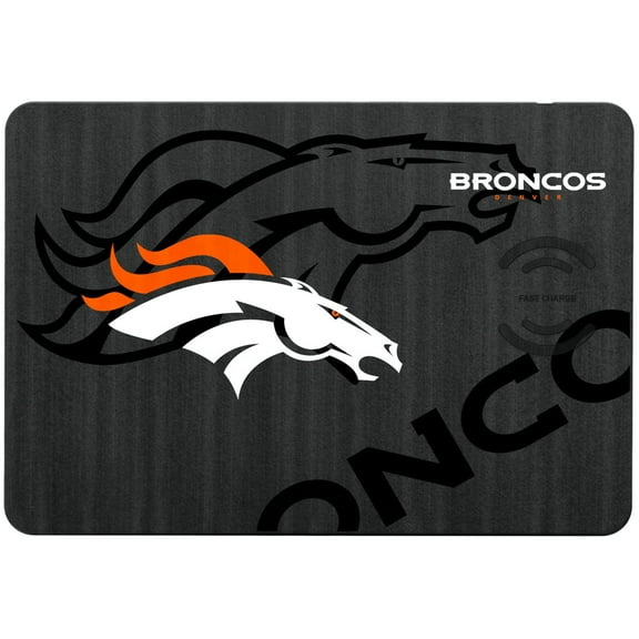 Denver Broncos Wireless Charger and Mouse Pad