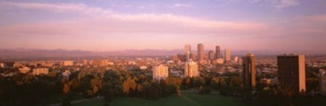 Denver CO Canvas Art - Panoramic Images (18 x 6)