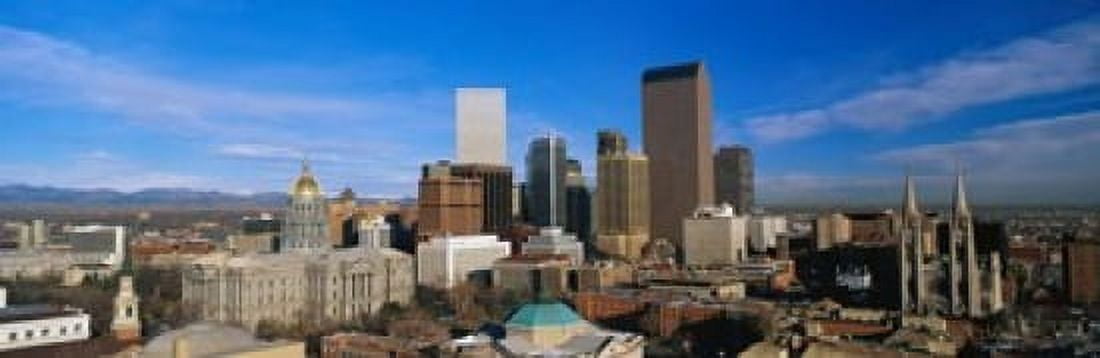 Denver CO Canvas Art - Panoramic Images (18 x 6)