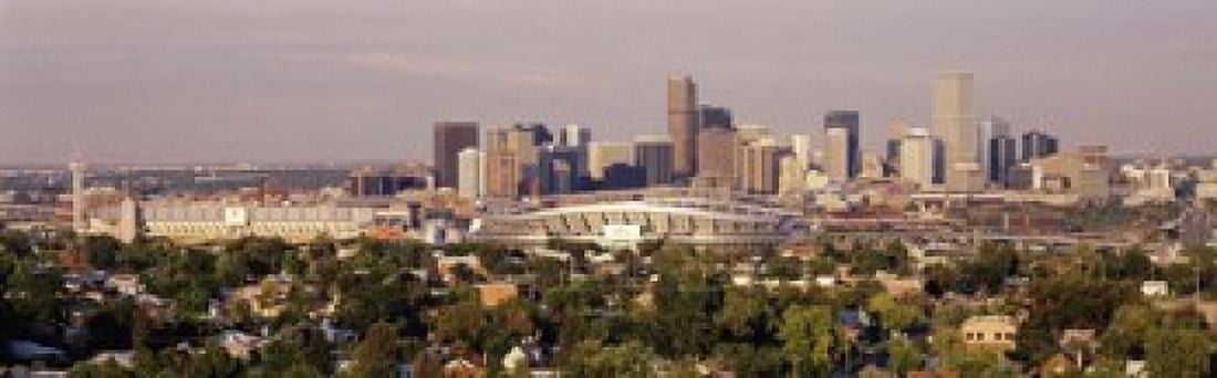 Denver CO Canvas Art - Panoramic Images (18 x 6)