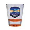 thumbnail image 1 of Denver Colorado Design A Souvenir 2 oz Round Shot Glass Orange, 1 of 3