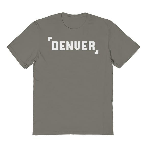 Denver Colorado Graphic Charcoal Men's Cotton T-Shirt