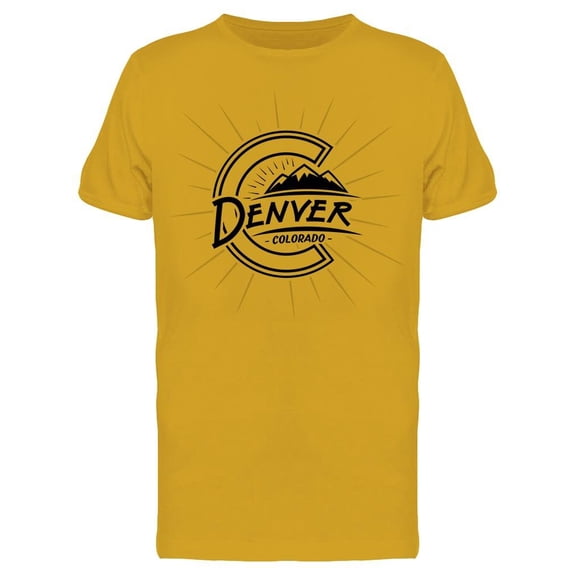 Denver Colorado Logo T-Shirt Men -Image by Shutterstock, Male XX-Large