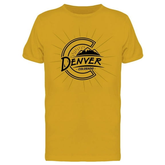 Denver Colorado Logo T-Shirt Men -Image by Shutterstock, Male x-Large