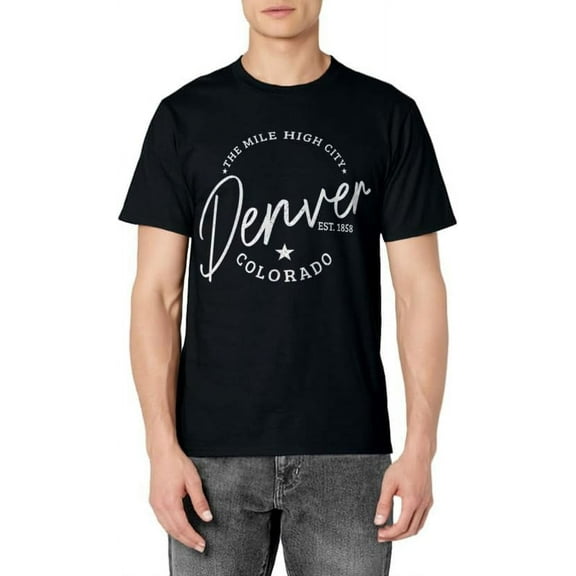 Denver Colorado Pride Mile High City Est. 1858 Denver T-Shirt