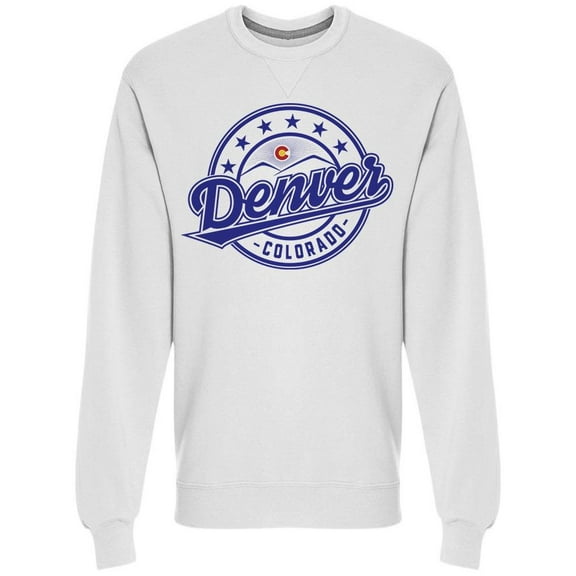 Denver Colorado Sweatshirt Men -Image by Shutterstock, Male x-Large