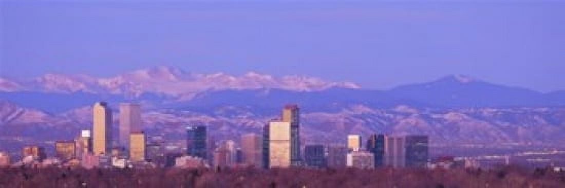 Denver Colorado USA Canvas Art - Panoramic Images (18 x 6)
