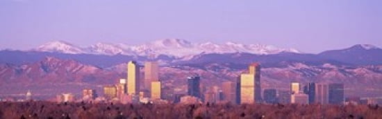 Denver Colorado USA Canvas Art - Panoramic Images (36 x 12)