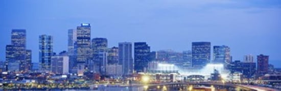 Denver Colorado USA Canvas Art - Panoramic Images (36 x 12)
