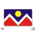 thumbnail image 1 of Denver Flag - 5" Vinyl Sticker - For Car Laptop I-Pad - Waterproof Decal, 1 of 1