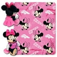 thumbnail image 1 of Denver Football Broncos Mickey Mouse 40x50" Blanket Throw and Hugger Character Pillow Combo Set, 1 of 3