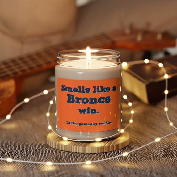 Denver Football - "Smells Like a Broncs Win" Scented Candle