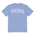thumbnail image 1 of Denver Graphic Light Blue Men's Crewneck T-Shirt, 1 of 1