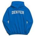 thumbnail image 1 of Denver Graphic Royal Men's Cotton Pullover Hoodie, 1 of 1