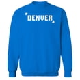 thumbnail image 1 of Denver Humor Graphic Royal Men's Crewneck Sweatshirt, 1 of 1