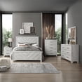 thumbnail image 1 of Denver King 5PC Modern Style Bedroom Set Made with Wood in Rustic Natural, 1 of 18