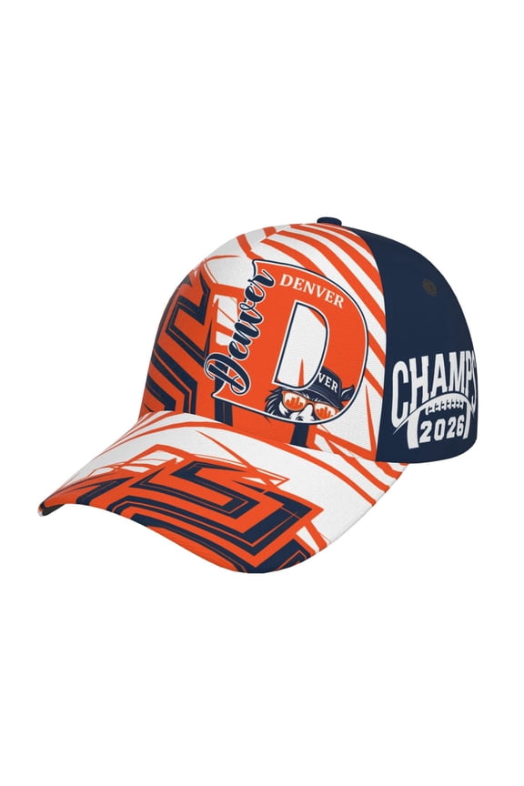 Denver Mascot Baseball Cap for Men & Women - Retro 3 Mascot Emblem for Gifts, Fans, Supporters, Players - Mascot-Themed Hat for Events & Casual Attire