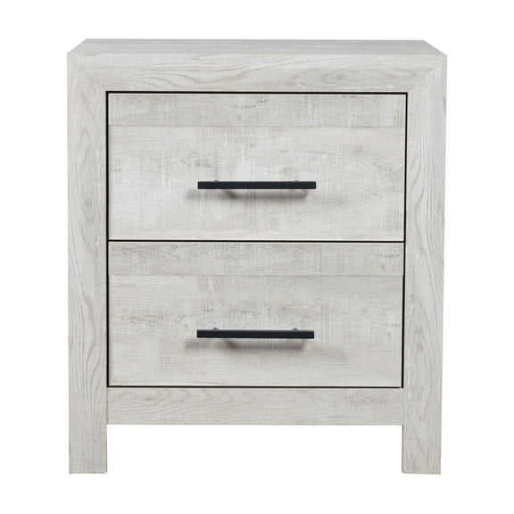 Denver Modern and Contemporary Style Nightstand Made with Wood in Rustic Natural