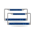 thumbnail image 1 of Denver Basketball Nugget's (Set of 2) Chrome Metal Laser Cut License Plate Frames, 1 of 7