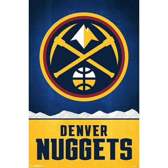Denver Nuggets - Logo Laminated Poster Print (22 x 34)