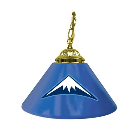 Denver Nuggets NBA Single Shade Bar Lamp - Blue, Yellow, White