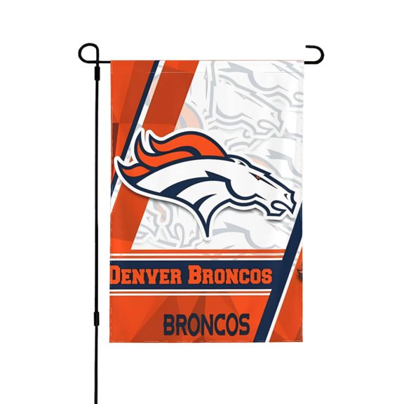 Denver Personalized Double Garden Sided Flag Football Fans National Flag Yard Wall Mounted Painting Decorative Multicode Banner Indoor/Outdoor Home