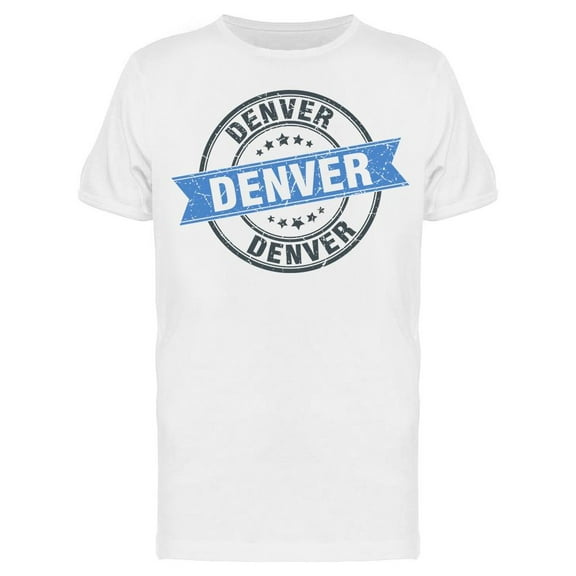 Denver Ribbon T-Shirt Men -Image by Shutterstock, Male Large