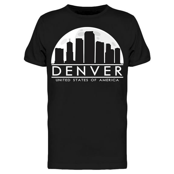 Denver Silhouette Usa T-Shirt Men -Image by Shutterstock, Male Large