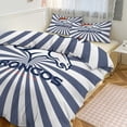 thumbnail image 1 of Denver Sports Duvet Cover Set Bedding Set 3pcs Football Microfiber Bedding Set Cover with 1 Duvet Cover and 2 Pillowcases for Fans (No Duvet Core) 102"x90", 1 of 5