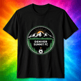 thumbnail image 1 of Denver Summit FC Retro Mountain Soccer T-Shirt, for men & women, S-5XL, 1 of 2