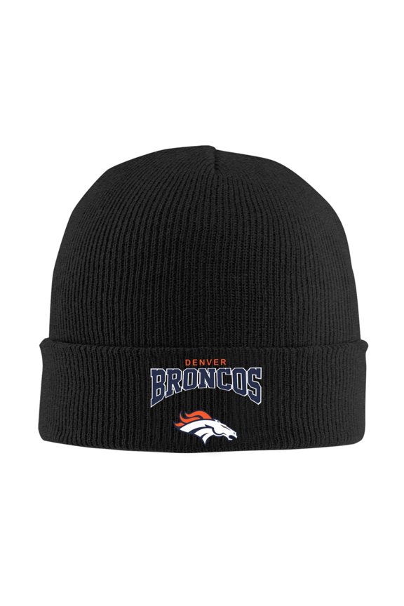 Denver Team Adult Knitted Hats, Woolen Hats, Ski Hats, Men'S And Women'S Autumn And Winter Warm Hats, Skin-Friendly Stretch Hats, Gift For Football Fans