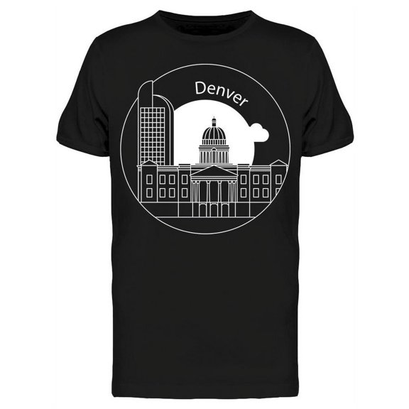 Denver Usa Graphic T-Shirt Men -Image by Shutterstock, Male Large
